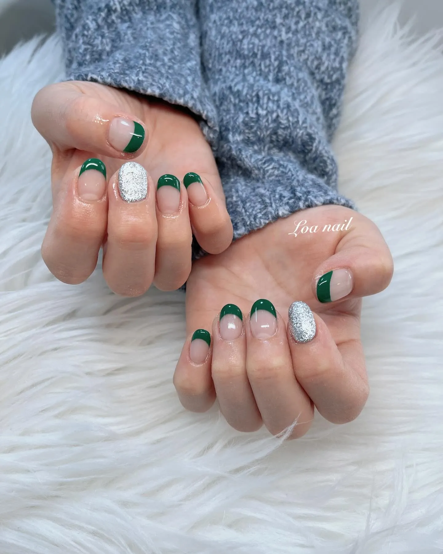 緑カラーnail特集💚🍀🌱