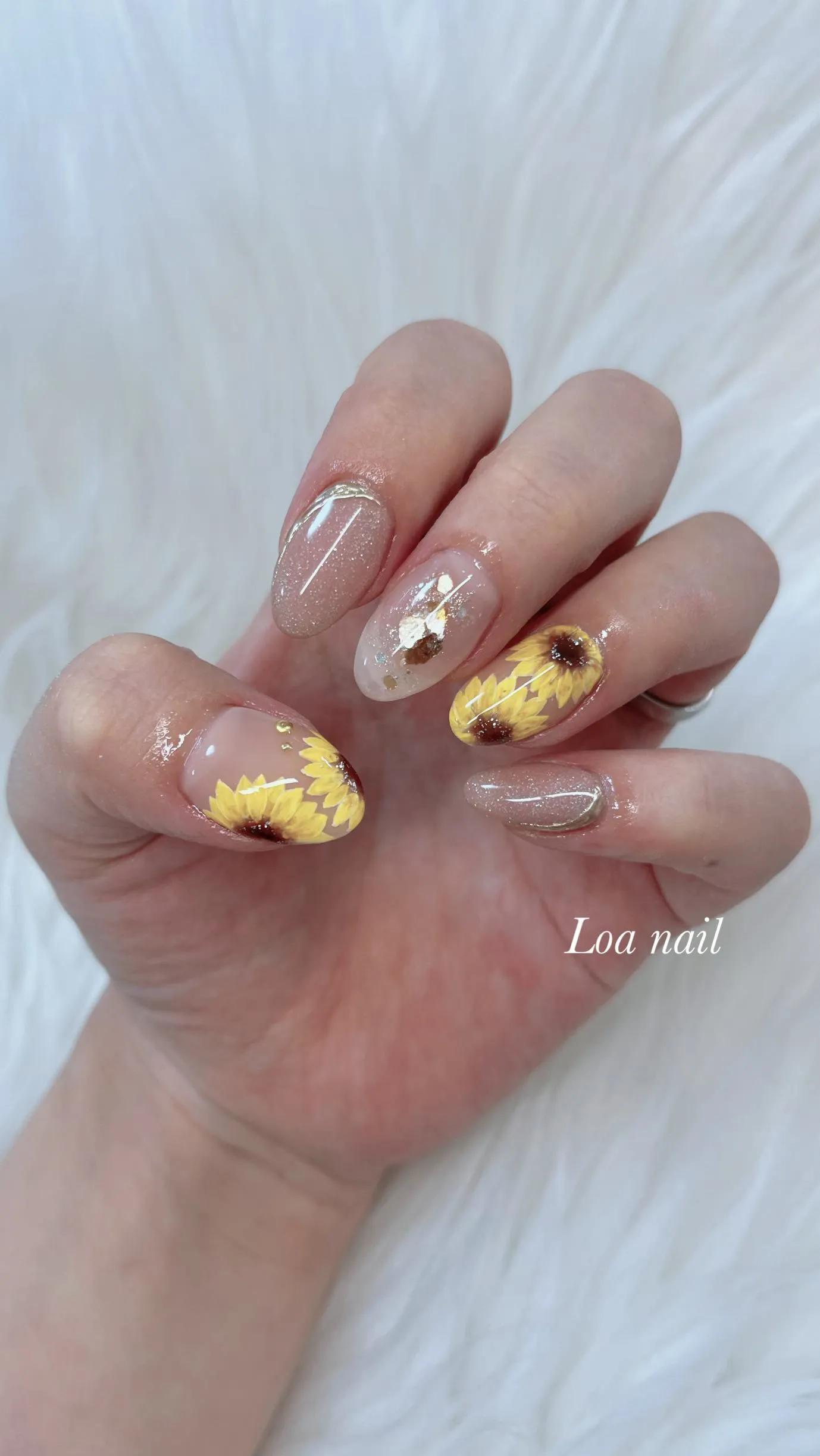 向日葵 nail🌻