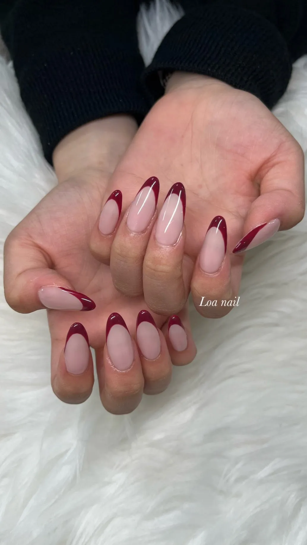 10本長さだし細フレンチ nail✨