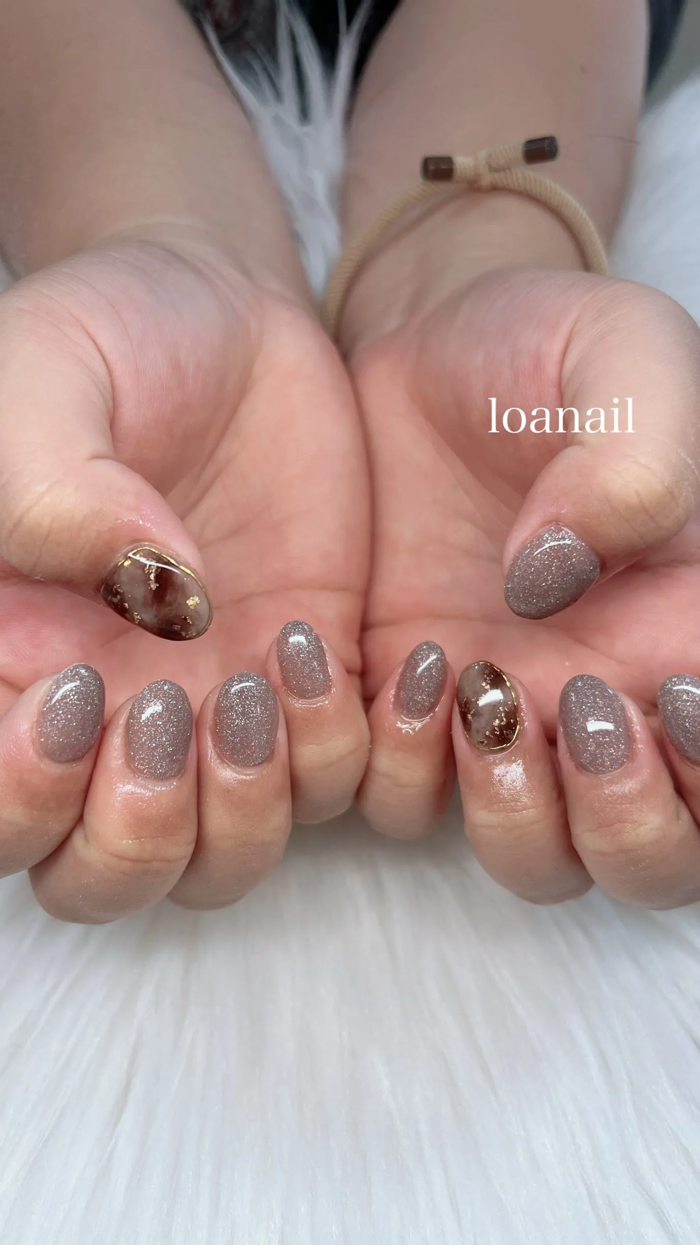 ナチュラルコースの秋ネイル🍂💅