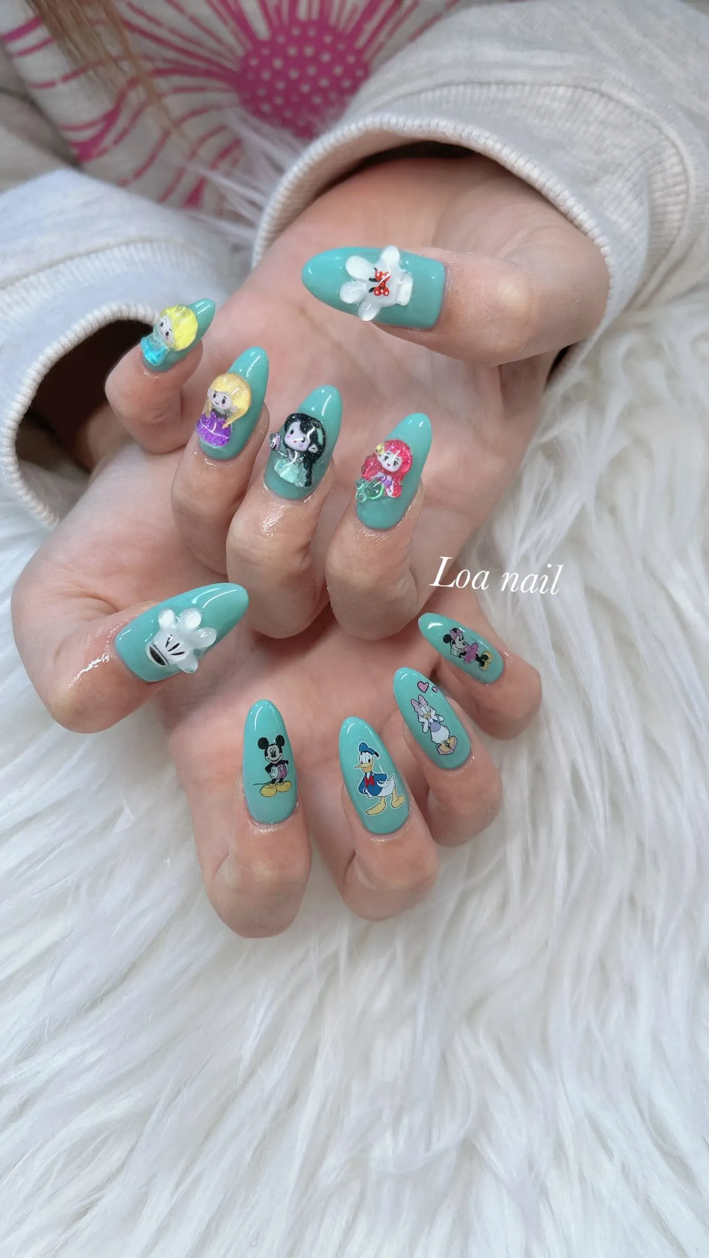 ヴァネロペカラー🩵ネイル✨