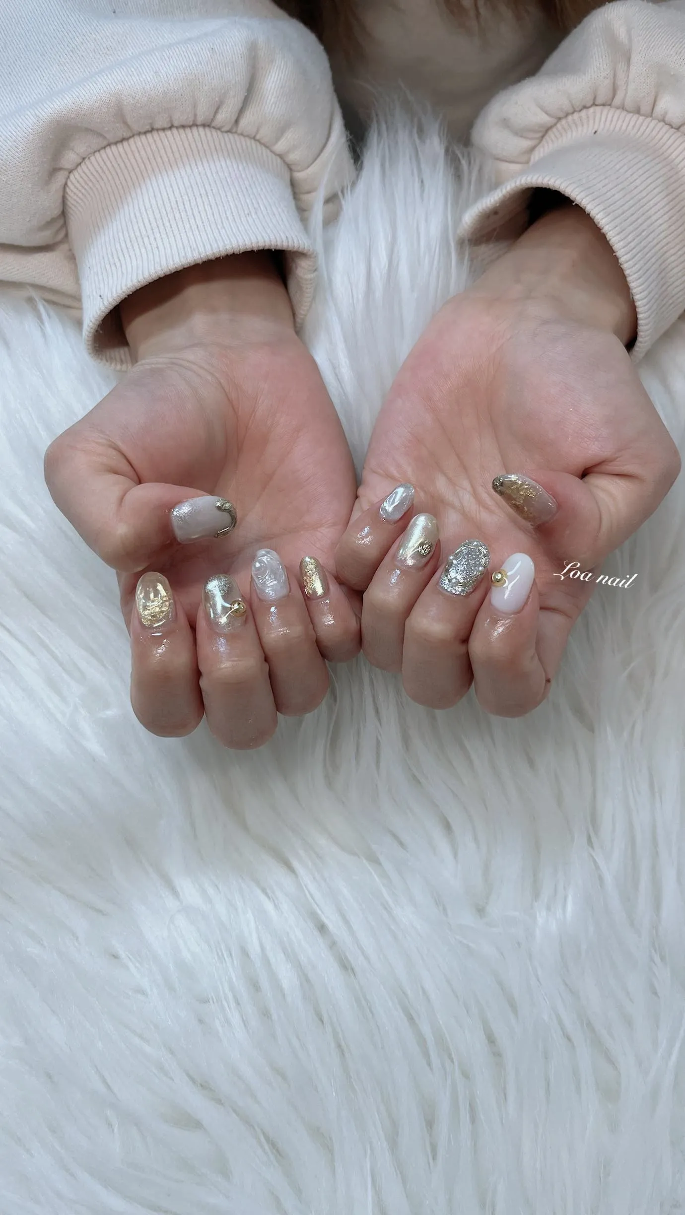 ナチュラルニュアンスベージュnail🤍